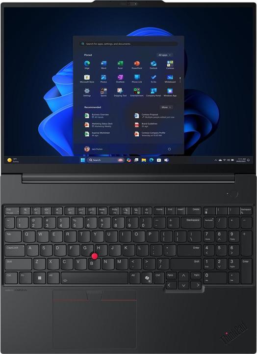 Productafbeelding Lenovo ThinkPad E16 Gen 3 (16", Intel Core Ultra 5 225U, 32 GB, 1000 GB, DE)