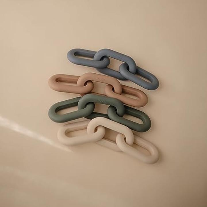 Actual product image Mushie Silicone teething ring Natural (3 Months)