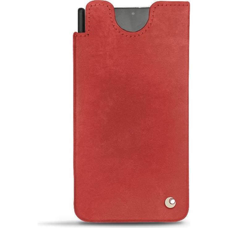Noreve Lederschutzhülle (Samsung Galaxy S21 Ultra), Smartphone Hülle, Rot