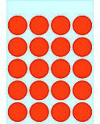 Actual product image HERMA Adhesive dots