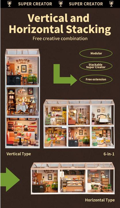 Immagine prodotto Robotime Leisurely Cheers Bar