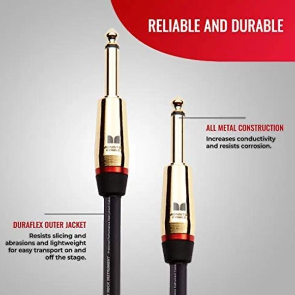 Image du produit Monster Prolink Rock (6.40 m, jack 6.3mm)