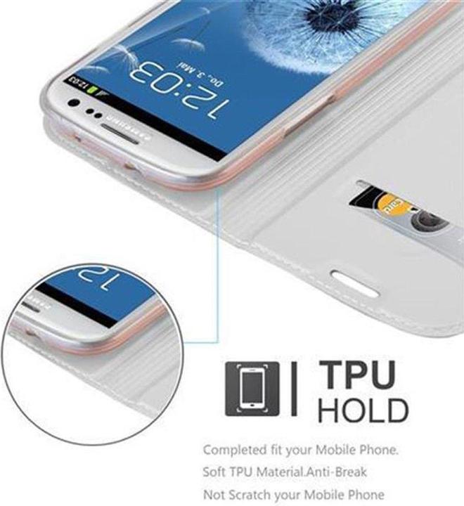 Actual product image Cadorabo Book Classy Style Cover (Samsung Galaxy S3)