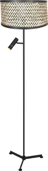 Black, wood coloured