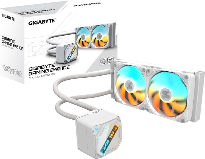 Produktbild Gigabyte GME 240 ICE Wasserkühlung für AMD und Intel CPU Weiss