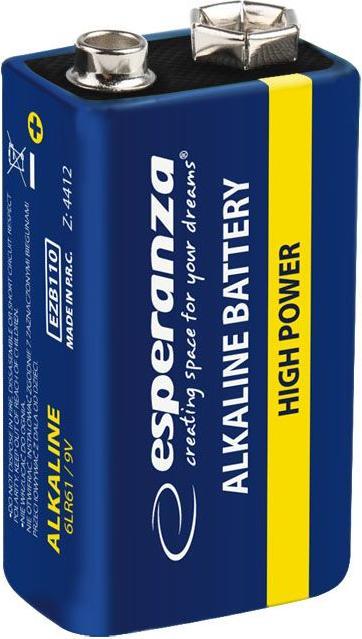 Actual product image Esperanza 9V Alkali -Artikel 1PCS/Paket (1 pcs.)
