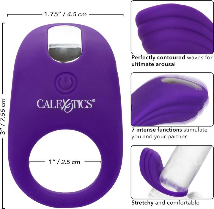 Produktbild CalExotics Silicone Rechargeable Passion Enhancer (4.50 cm)