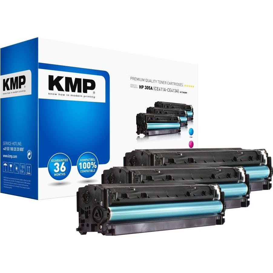 Thumbnail - KMP, Toner, 1233,0030 - Cyan,Magenta - 3 Stück(e) (M, C, Y)