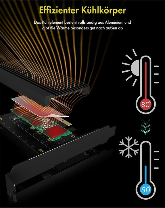 Actual product image Icy Box IB-PCI208-HS