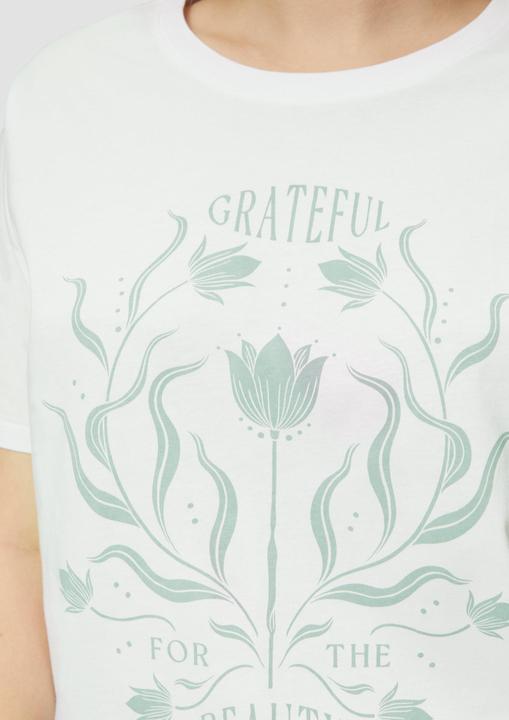 Actual product image S.Oliver T-Shirt Baumwollshirt mit Fronprint (54)