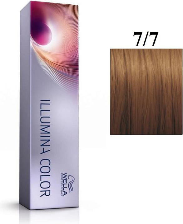 Produktbild Wella Vopsea permanenta Illumina Color 7/7, Blond Deschis, 60ml (Blond)