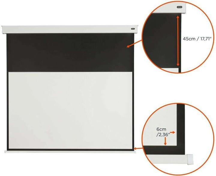 Actual product image Celexon Motor screen Battery V2.0 Motor Pro Plus 320x180 cm 16:9 (57", 16:9)