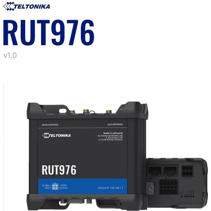 Teltonika · Router · RUT976 · Redcap 5G Router · eSIM, Router