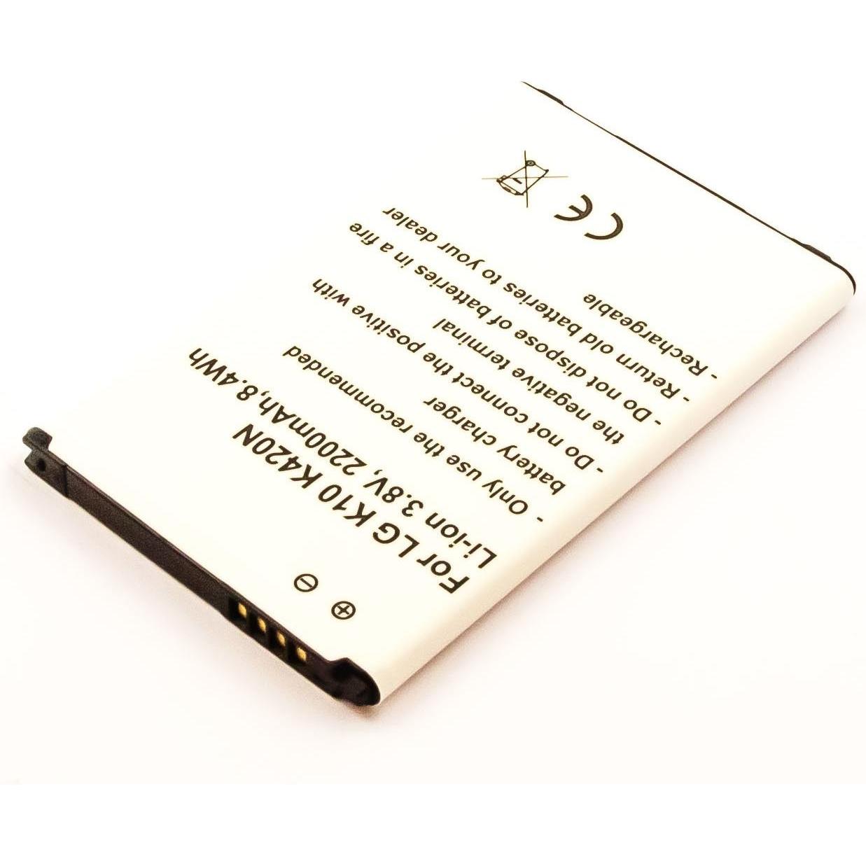 AGI Akku kompatibel mit LG Electronics K10 K420N, Smartphone Akku