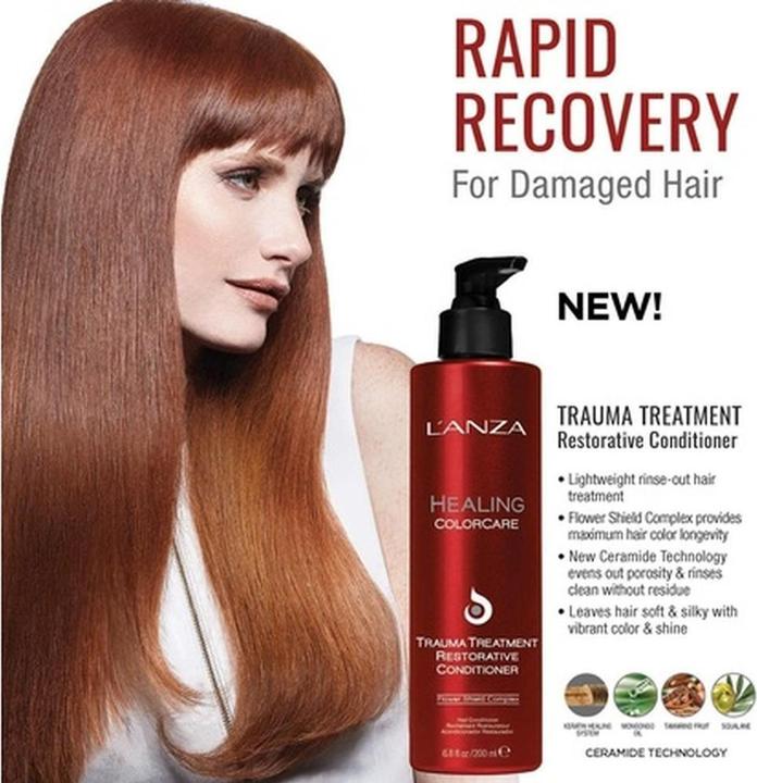 Produktbild L'Anza Healing ColorCare Trauma Treatment Restorative Conditioner 32 Fl Oz (950 ml)