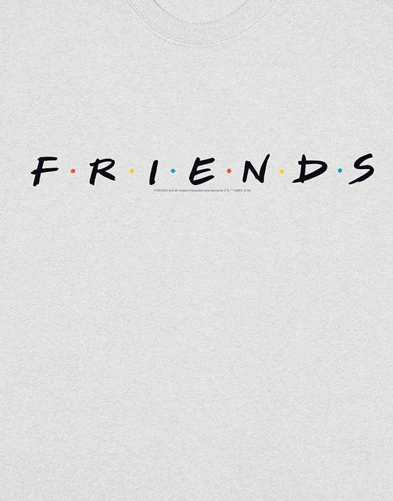 Actual product image Friends Womens/Ladies Logo Boyfriend Cotton T-Shirt (3XL)
