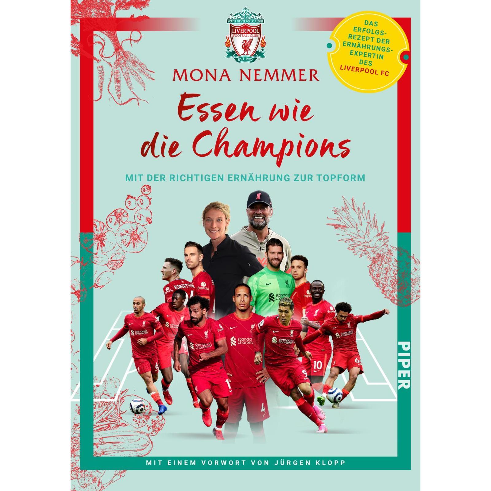 Essen wie die Champions, Ratgeber von Mona Nemmer, Liverpool FC, Cornelia Stoll