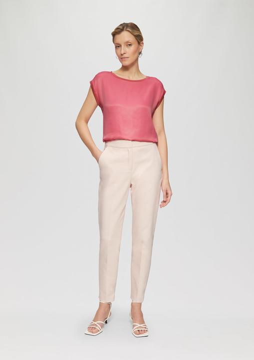 Produktbild S.Oliver T-Shirt Fabricmix-Jerseyshirt in schimmernder Optik (42)