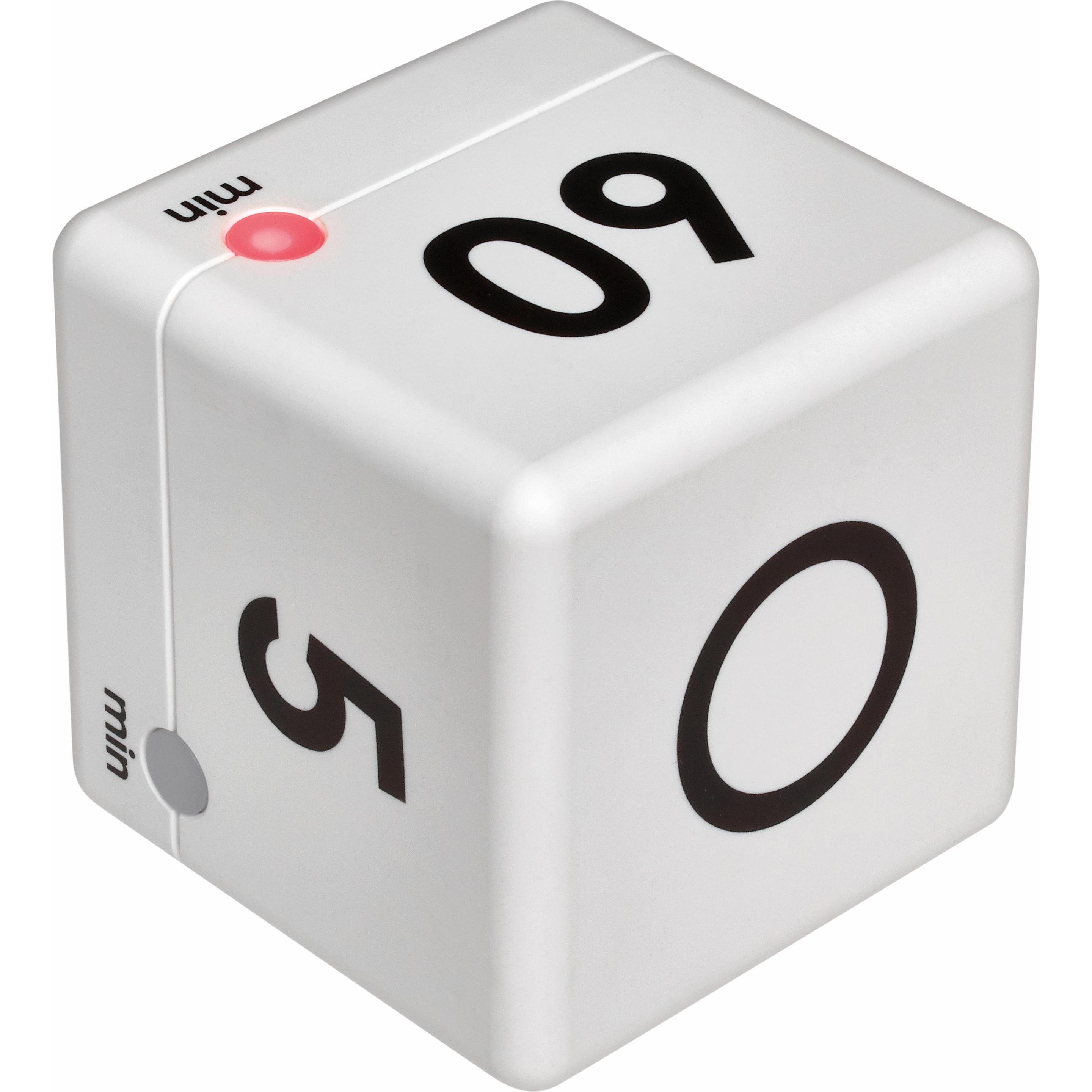 TFA Cube Timer, Küchenwecker, Weiss