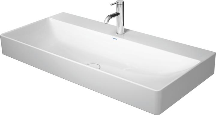 Actual product image Duravit Washbasin DURASQUARE o ÜL m HLB geschli 1000x470mm 1 HL we WG (470 mm, 1000 mm)