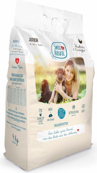 Swiss natural Soft JUNIOR Chicken & Potato (Junior, Puppy + kitten, 1 pcs., 4000 g)
