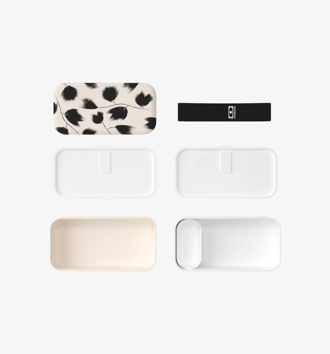 Actual product image Monbento Bento Box MB Original Plume with compartments Made in France - Leak proof - Lunch Box Perfect