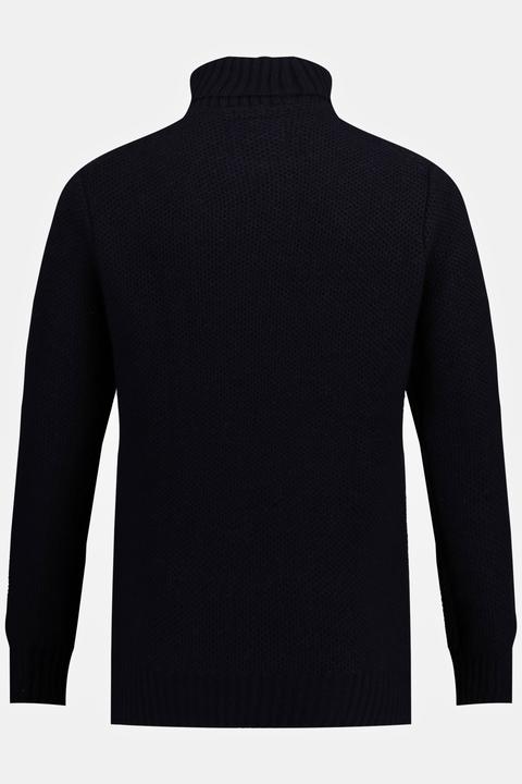 Produktbild JP1880 Rollkragen-Pullover, Strukturstrick (5XL)