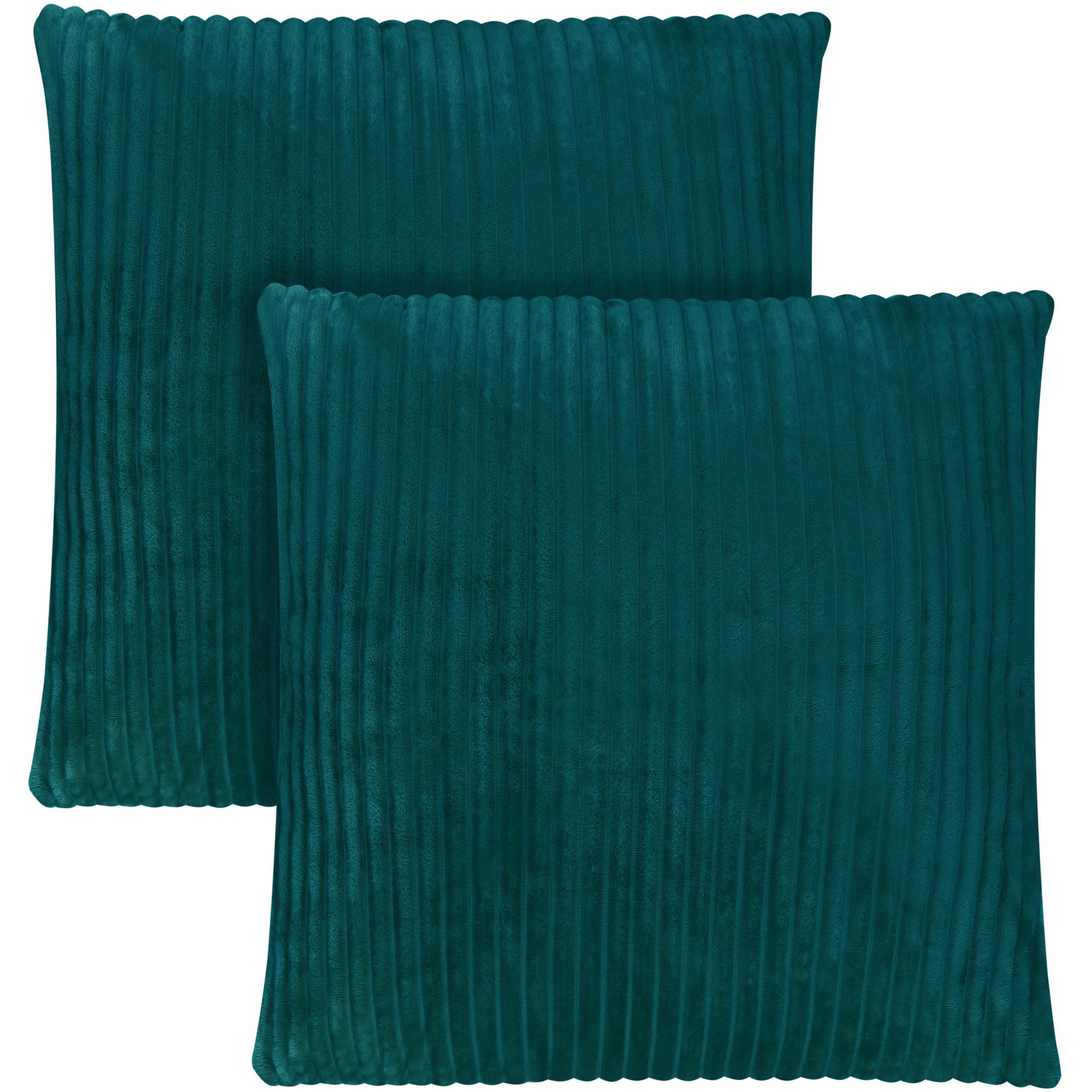 Aspero, Bettwäsche, 2 Kissenbezüge aus Streifen-Flanell 80x80 cm Pilar - 9047 (Kopfkissenbezug, 80 x 80 cm)