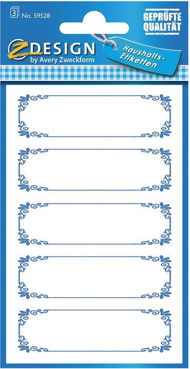 Produktbild Z-Design Haushaltsetiketten