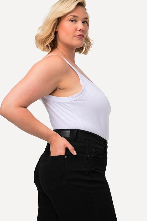 Immagine prodotto Ulla Popken Jeans modello Mary con taglio della gamba ampio, design a cinque tasche e cintura comoda (42)