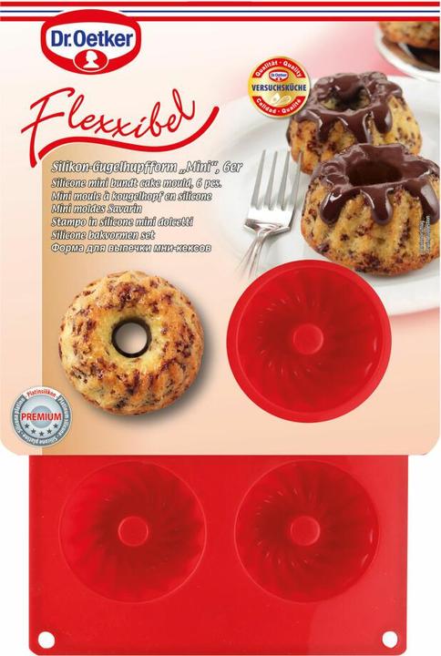 Produktbild Dr. Oetker Muffin-Gugelhupfform 6er Cups (17.50 cm)