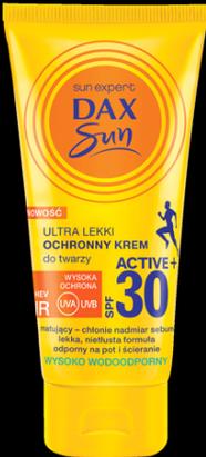 DAX Sun Ultra Light Protective Face Cream Spf30 Highly Waterproof Active+ 50Ml (Sonnencreme Gesicht, SPF 30, 50 ml)