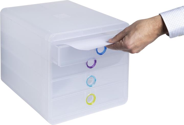 Produktbild Exacompta Schubladenbox Pop Box Chromaline (A4+)