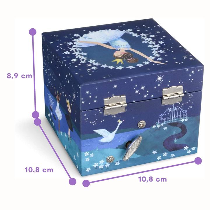 Image du produit Only-Bags.Store Schmuckkästchen mit Musik und sich drehender Ballerina mit ausziehbarer Schublade