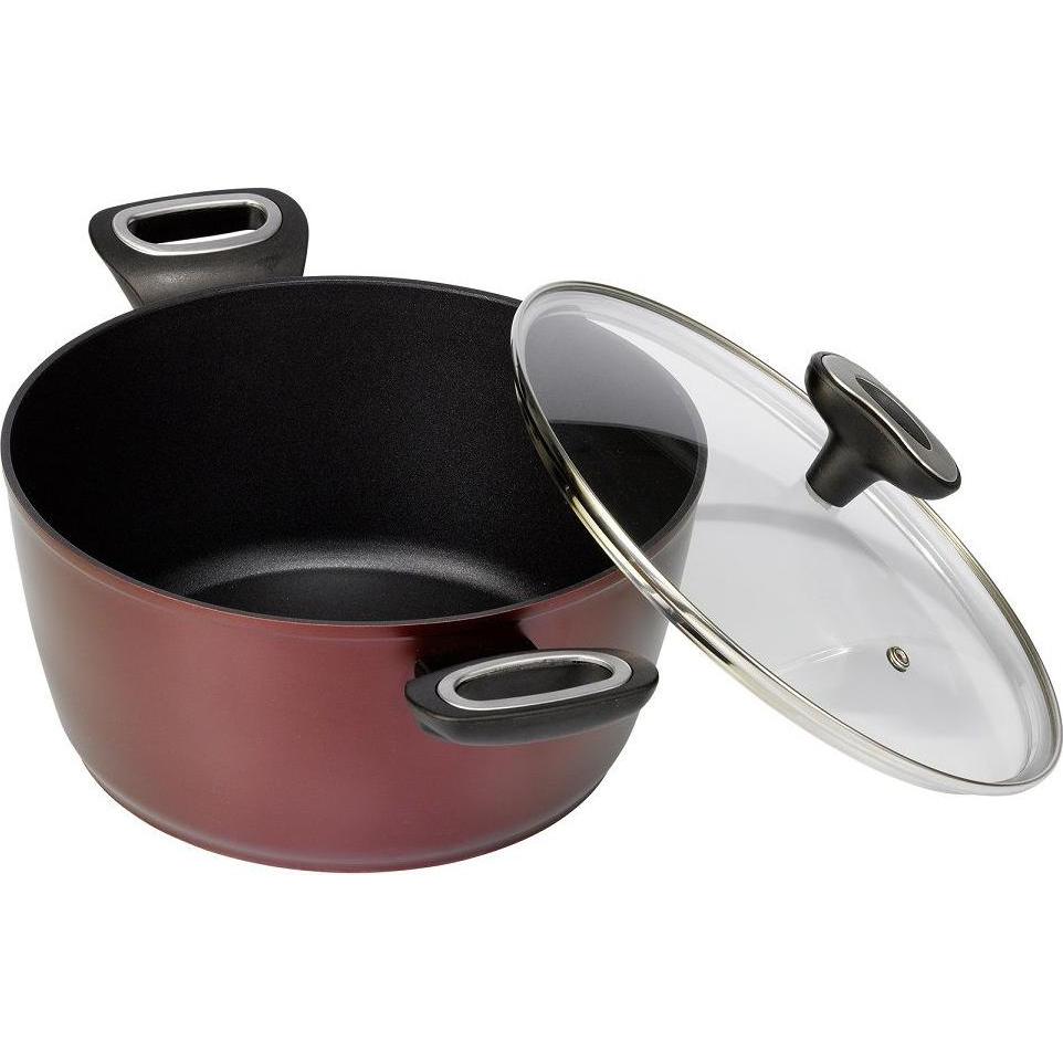 Jata CF924 24cm, Pfanne + Kochtopf, Rot