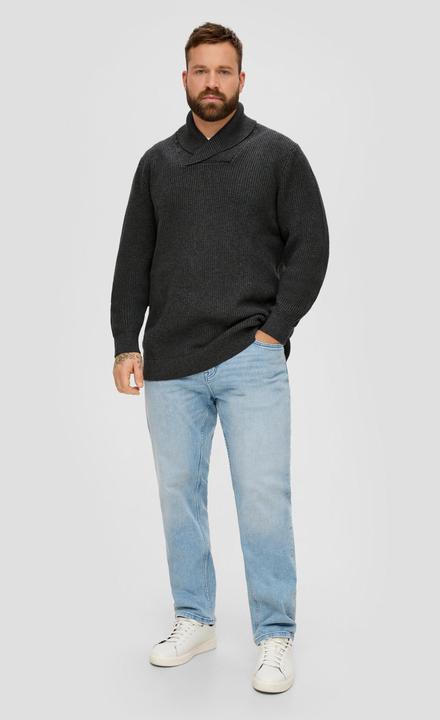 Produktbild s.Oliver Strickpullover Strickpullover aus Wollmix (XXL)