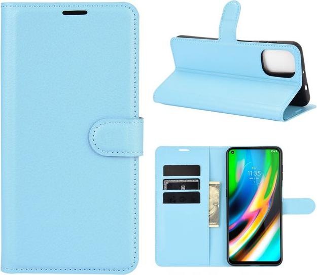 Produktbild MU Classic Litchi Leder Bookcover Series (Motorola Moto G9 Plus)