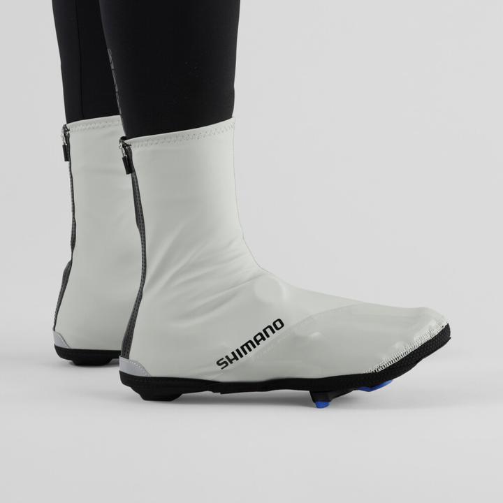 Actual product image Shimano DUAL H2O SHOE COVER LIGHT GREY L (SHOE SIZE 42-43) (42, 43)