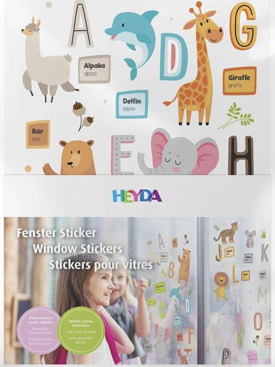 Image du produit Heyda Animaux/Alphabet Window Craft Set