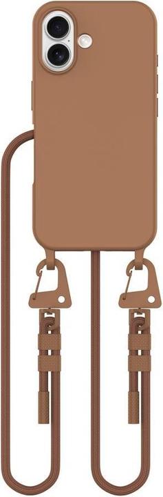 Image du produit Tech-Protect MagNecklace Étui MagSafe avec lanière pour iPhone 16 - Marron