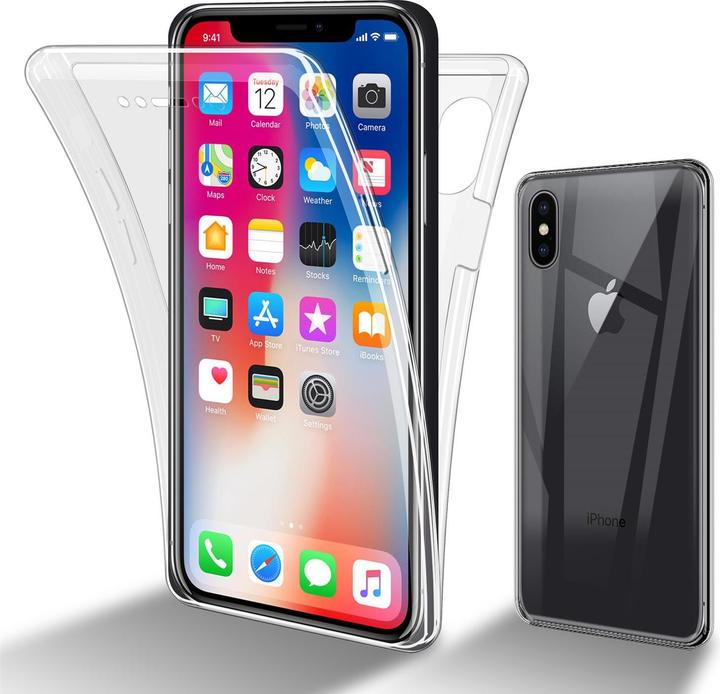 Immagine prodotto Cadorabo TPU 360 gradi di copertura del caso (Apple iPhone X)