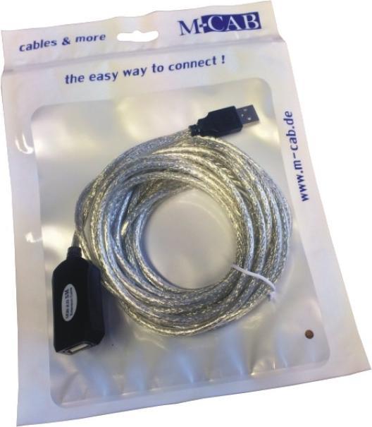 Image du produit M-Cab Câble D'Extension Actif USB 5m (5 m, USB 2.0)