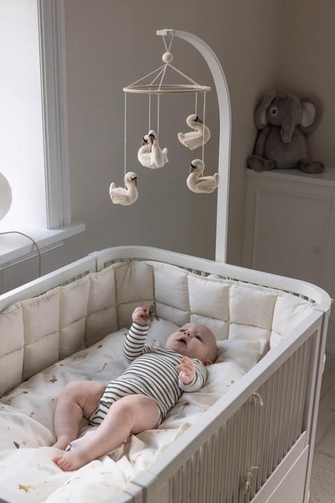 Actual product image Sebra Mobile-Halter aus Holz, classic white