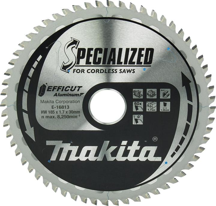 Produktbild Makita E-16813 EFFICUT Sägeblatt 185x30x60
