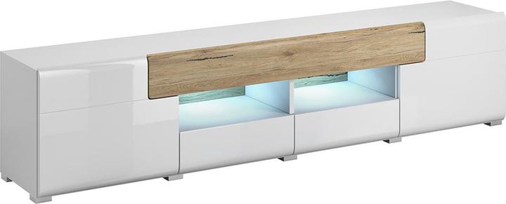 Holz in San Remo Eichenoptik, Weiss