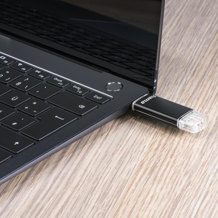 Actual product image Hama Laeta Twin (64 GB, Micro USB, USB 3.0, USB-A)