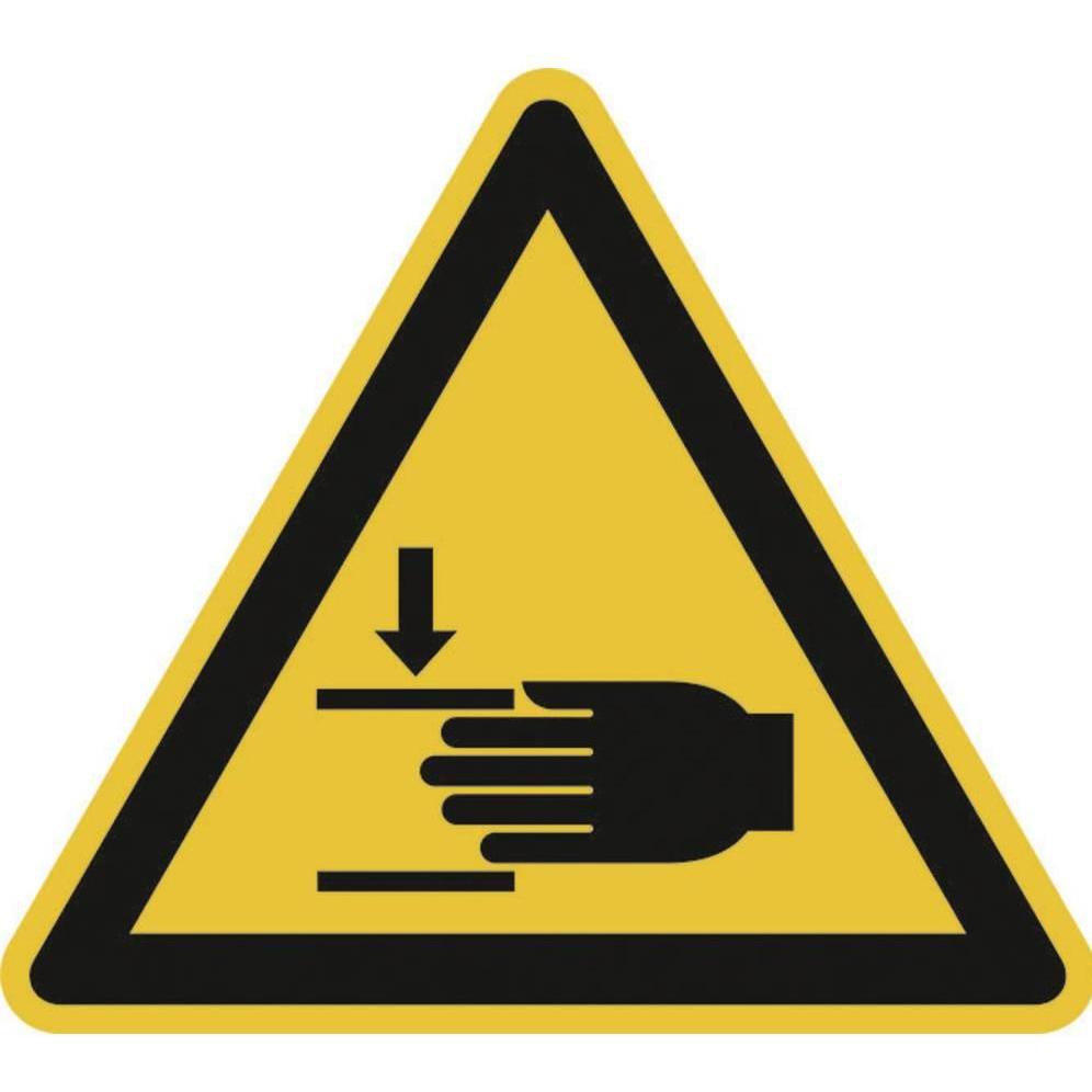 SafetyMarking, Sicherheitskennzeichnung, Warnschild Handverletzungsgefahr Folie selbstklebend 25 mm ISO 7010 44 St.