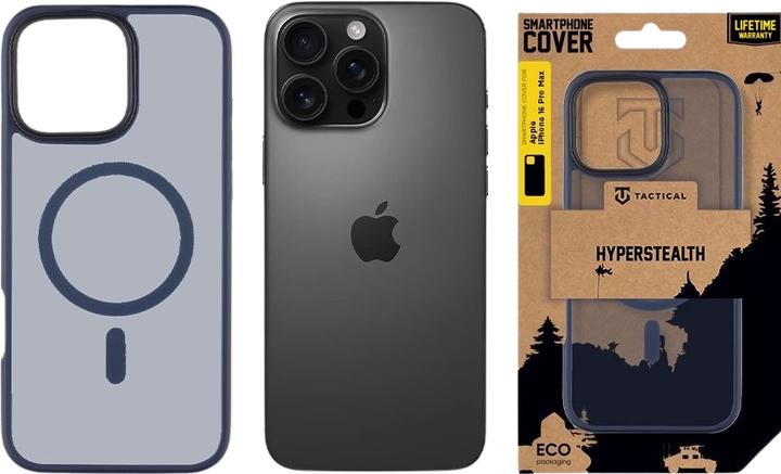 Actual product image Tactical MagForce Hyperstealth Cover for iPhone 16 Pro Max Deep Blue (Apple iPhone 16 Pro Max)