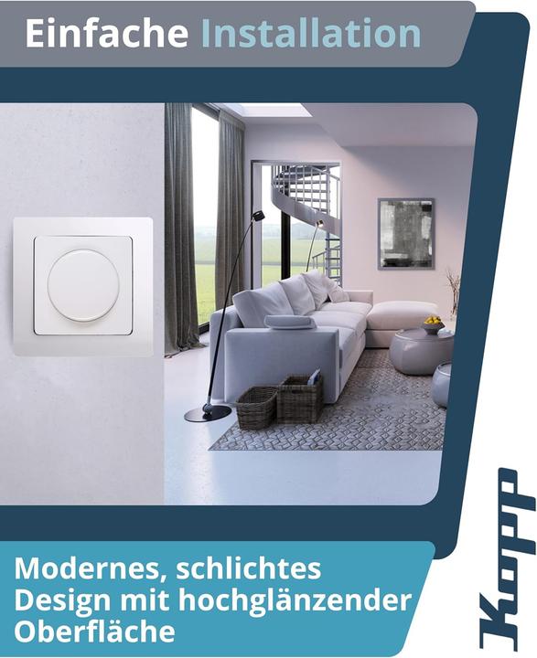 Image du produit Kopp Couverture pour variateur de pression Paris blanc arctique 333702185