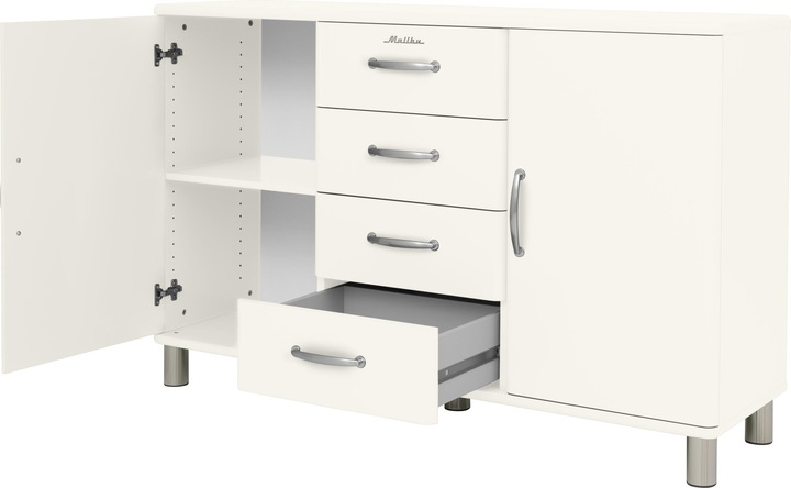 Produktbild tenzo Malibu Anrichte Metall/Holzwerkstoff 146x41x92 cm (146 x 41 x 92 cm)